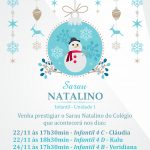 Convite - Sarau Natalino - Infantil 1