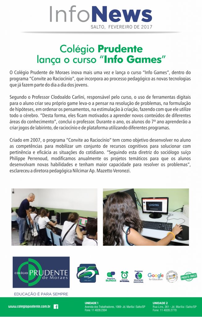 News_Convite ao Raciocínio-Info Games